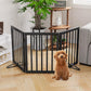 Semiocthome Ultra Wide Foldable Pet Gate for Doorway,Freestanding Dog Gates for Stairs