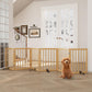 Semiocthome Ultra Wide Foldable Pet Gate for Doorway,Freestanding Dog Gates for Stairs