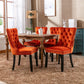 Semiocthome Modern Tufted Dining Chair Set of 2,Velvet Chair with Rivets, Dining Room