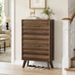 Algherohein 2 Flip Drawer Shoe Storage Cabinet, Narrow Vertical Hidden Shoe Rack Cabinet for Entryway & Hallway
