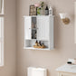 Semiocthome over the Toilet Storage Wall Medicine Cabinet with 2 Doors and Adjustable Shelves, Bathroom Cabinets, White