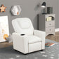 Smuxee Leather Kids Recliner with Cup Holder,Kids Toddler Game Chairs Sofa for Boys or Girls