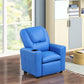 Smuxee Leather Kids Recliner with Cup Holder,Kids Toddler Game Chairs Sofa for Boys or Girls