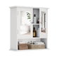 Smuxee Bathroom Cabinet over The Toilet Storage,Medicine Cabinet with Mirror Door