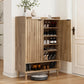 Semiocthome 6-Tier Shoe Storage Cabinet with Adjustable Shelves, Shoe Cabinet for Entryway