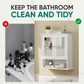 Smuxee Bathroom Cabinet over The Toilet Storage,Medicine Cabinet with Mirror Door