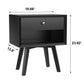 Semiocthome Mid Century Modern Nightstand Wood Bed Side Table for Bedroom