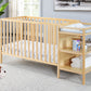 Palmer 3-in-1 Convertible Crib and Changer Combo Natural