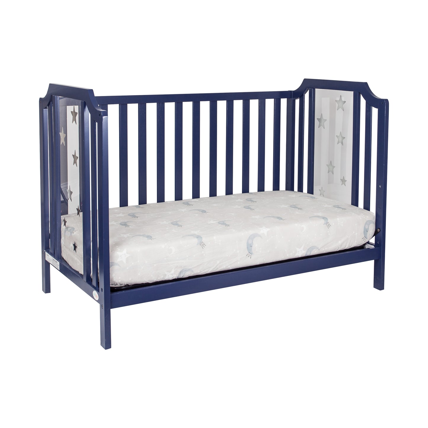 Semiocthome Celeste 3-in-1 Convertible Island Crib Navy Blue