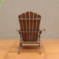 Polystyrene Adirondack Chair - Brown