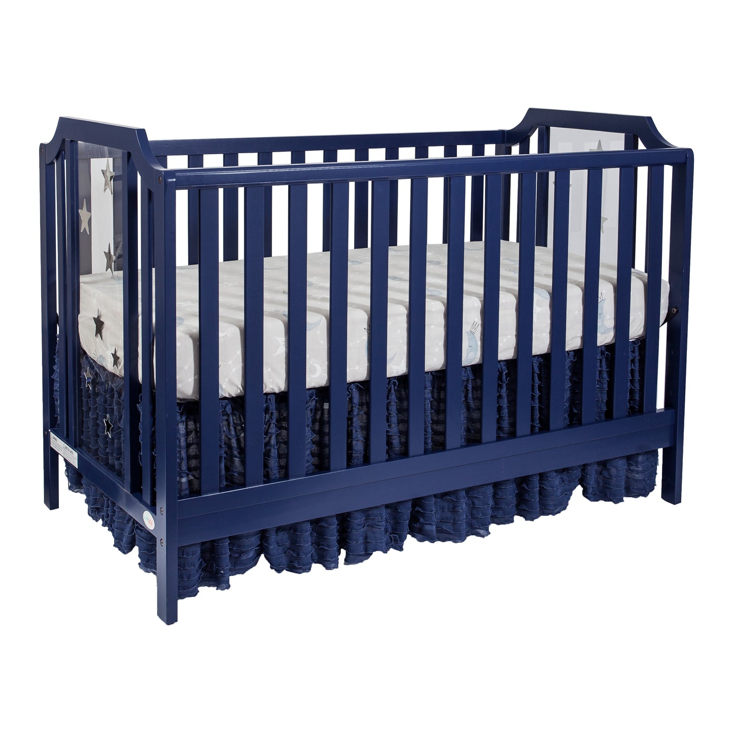 Semiocthome Celeste 3-in-1 Convertible Island Crib Navy Blue