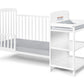 Ramsey 3-in-1 Convertible Crib and Changer Combo White
