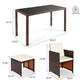 OUTDOOR DINING TABLE AND CHAIIR SET