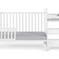 Ramsey 3-in-1 Convertible Crib and Changer Combo White