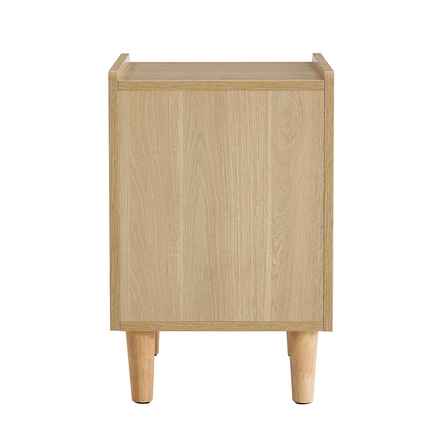 Modern simple storage cabinet MDF Board bedside cabinet rattan bedside cabinet Small household furniture bedside table