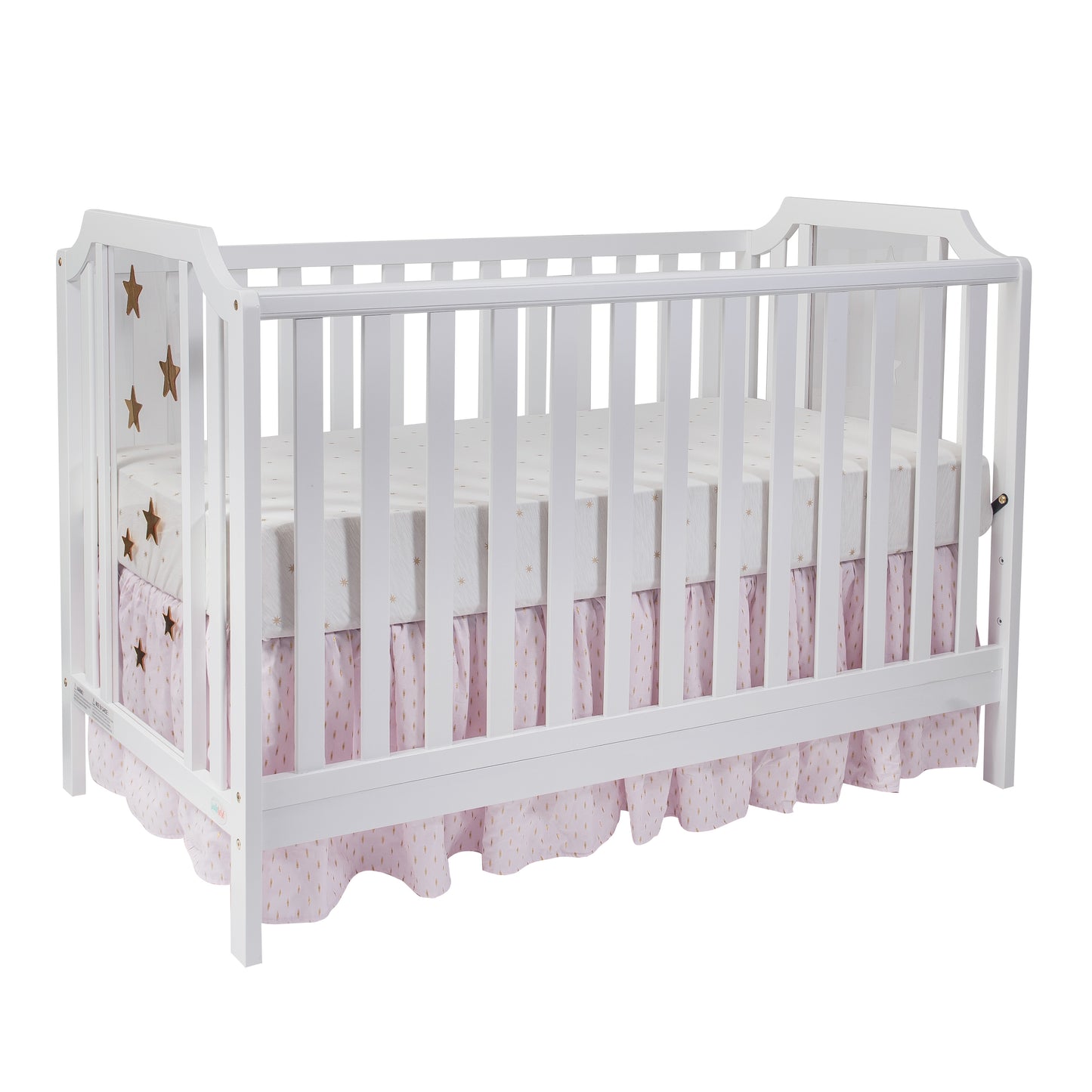 Semiocthome Celeste 3-in-1 Convertible Island Crib White
