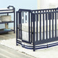 Semiocthome Celeste 3-in-1 Convertible Island Crib Navy Blue