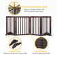 Algherohein Foldable Extra Wide Dog Gates for Indoor Doorways 24"