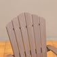 Polystyrene Adirondack Chair - Brown