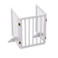 Algherohein Foldable Extra Wide Dog Gates for Indoor Doorways 24"