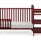 Ramsey 3-in-1 Convertible Crib and Changer Combo Cherry