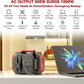 Portable Power Station 540Wh/500W(Peak 1000W) 6 x AC 110V Outlets PD 60W Portable Solar Generator CPAP Battery Power Outage Supplies Emergency Backup Power for Outdoor RV/Van Camping Fishing