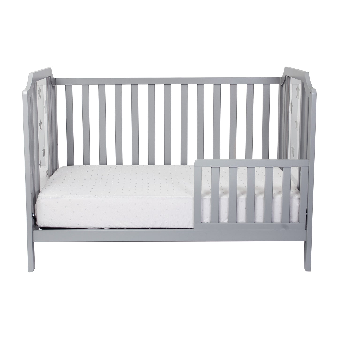 Semiocthome Celeste 3-in-1 Convertible Island Crib Light Gray
