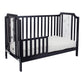 Semiocthome Celeste 3-in-1 Convertible Island Crib Black