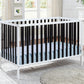 Palmer 3-in-1 Convertible Island Crib  White/Black