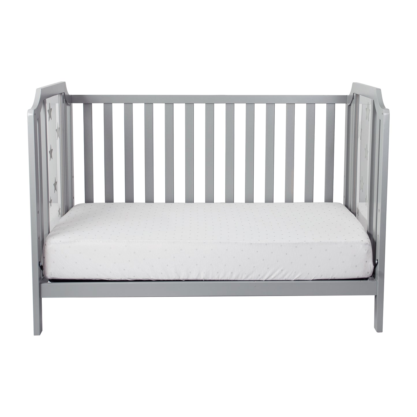 Semiocthome Celeste 3-in-1 Convertible Island Crib Light Gray