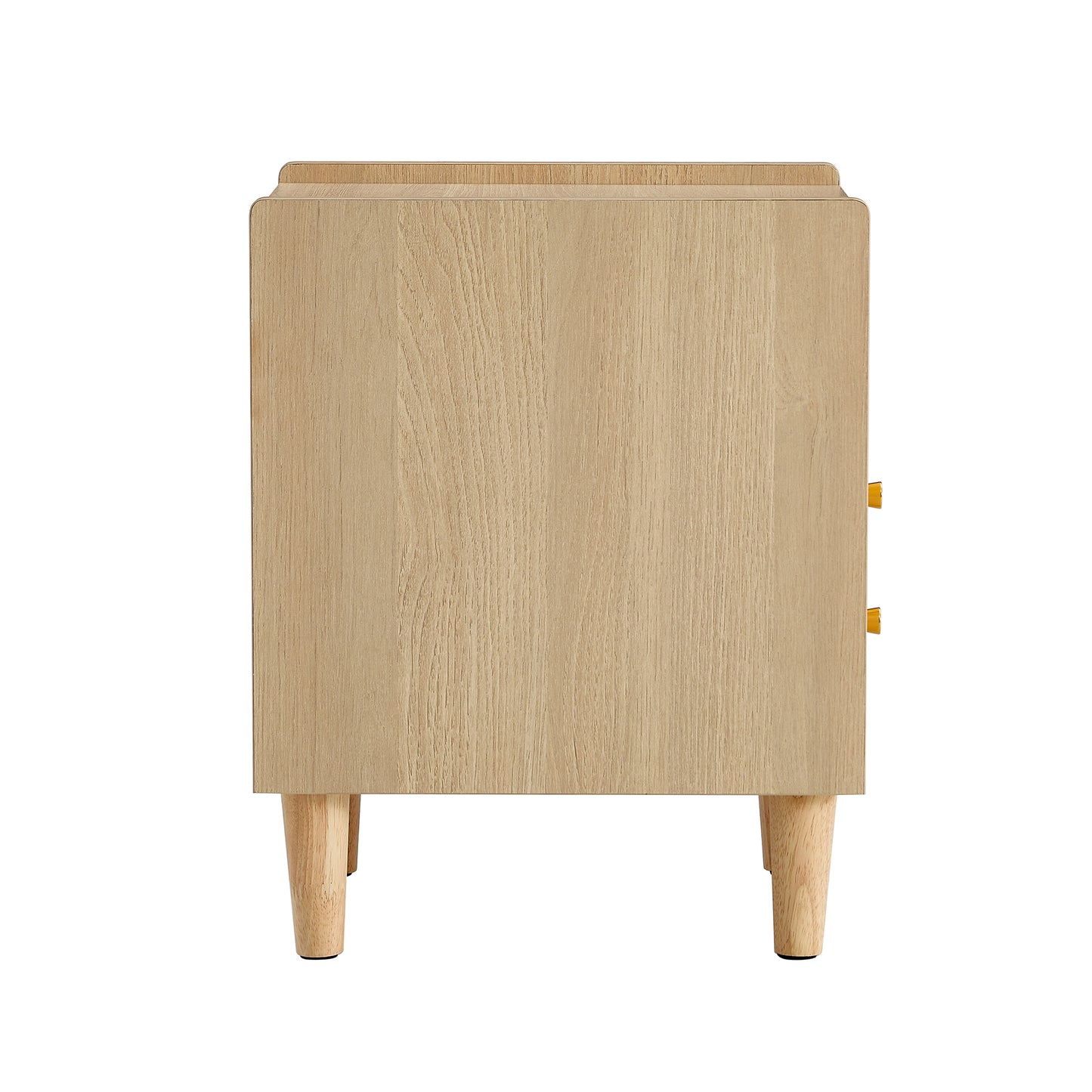 Modern simple storage cabinet MDF Board bedside cabinet rattan bedside cabinet Small household furniture bedside table