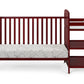 Ramsey 3-in-1 Convertible Crib and Changer Combo Cherry