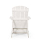 Smart FENDEE Foldable Wood Patio Chairs Set of 2 with Footrest