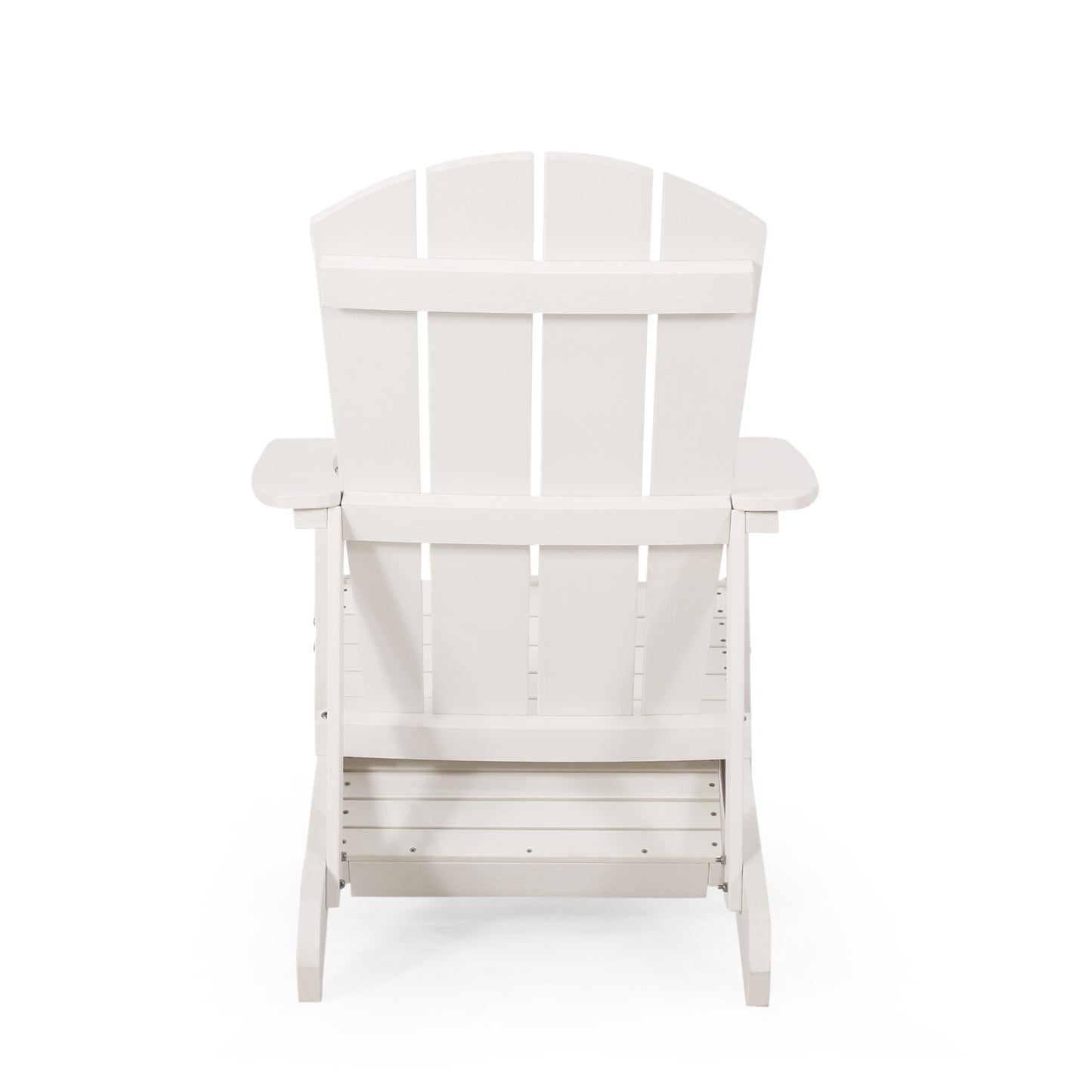 Smart FENDEE Foldable Wood Patio Chairs Set of 2 with Footrest