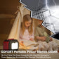 Portable Power Station 540Wh/500W(Peak 1000W) 6 x AC 110V Outlets PD 60W Portable Solar Generator CPAP Battery Power Outage Supplies Emergency Backup Power for Outdoor RV/Van Camping Fishing