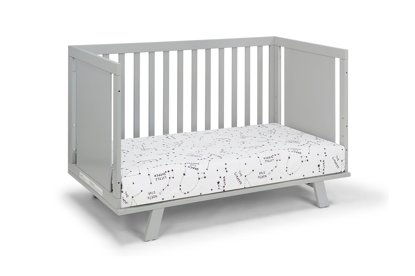 Semiocthome Livia 3-in-1 Convertible Island Crib Gray