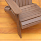 Polystyrene Adirondack Chair - Brown