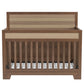 Semiocthome Certified Baby Safe Crib, Pine Solid Wood, Non-Toxic Finish, Brown