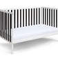 Palmer 3-in-1 Convertible Island Crib  White/Black