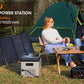 Portable Power Station Jaryou S1000P-S,1021Wh Solar Generator(Peak 2000W),276000 mAh Ternary Lithium Battery,With 2x110V/1000W AC Outlets,240W DC Input, PD100W Port For Outdoor Camping,Home Emergency
