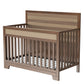 Semiocthome Certified Baby Safe Crib, Pine Solid Wood, Non-Toxic Finish, Brown