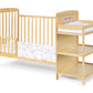 Ramsey 3-in-1 Convertible Crib and Changer Combo Natural