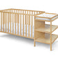 Palmer 3-in-1 Convertible Crib and Changer Combo Natural