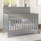 Semiocthome Certified Baby Safe Crib, Pine Solid Wood, Non-Toxic Finish, Gray