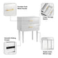 Algherohein Classic Morden Nightstand with 2 Drawers for Bedroom