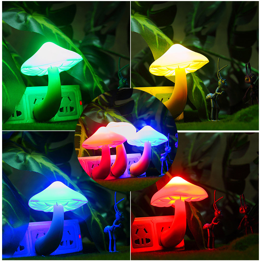 Mushroom Wall Socket LED Light