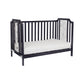 Semiocthome Celeste 3-in-1 Convertible Island Crib Black