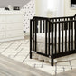 Semiocthome Celeste 3-in-1 Convertible Island Crib Black