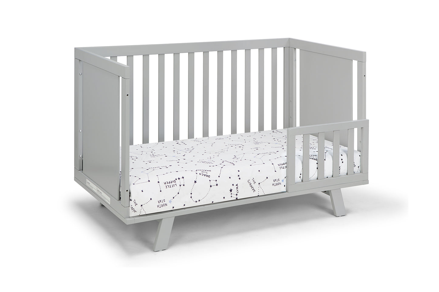 Semiocthome Livia 3-in-1 Convertible Island Crib Gray