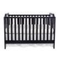 Semiocthome Celeste 3-in-1 Convertible Island Crib Black